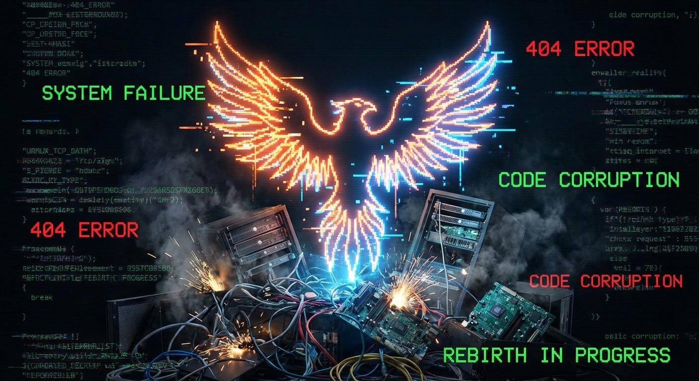 Phoenix rising from crashed servers