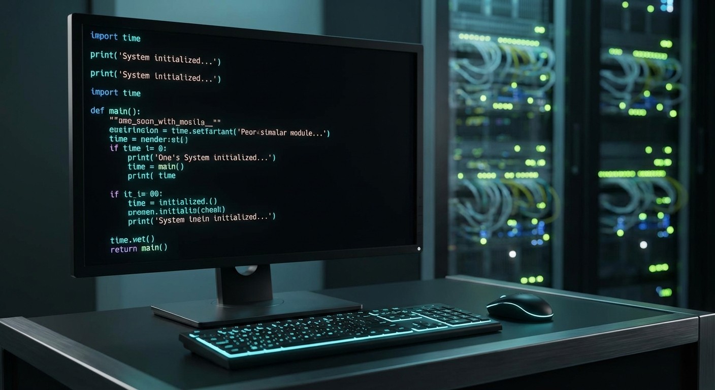 Python code on terminal